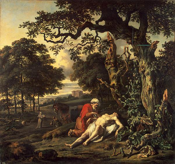 Jan Wijnants Parable of the Good Samaritan Spain oil painting art